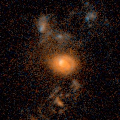 Merging Galaxies – 6.2 Billion Light-Years from Earth