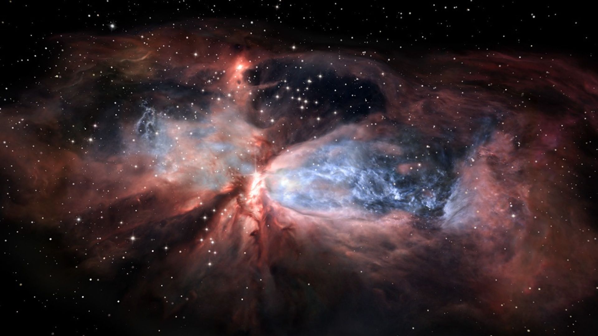 3D Look at a Star-Forming Region