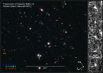 Compass and Scale Image of Borg 58 Galaxy Field