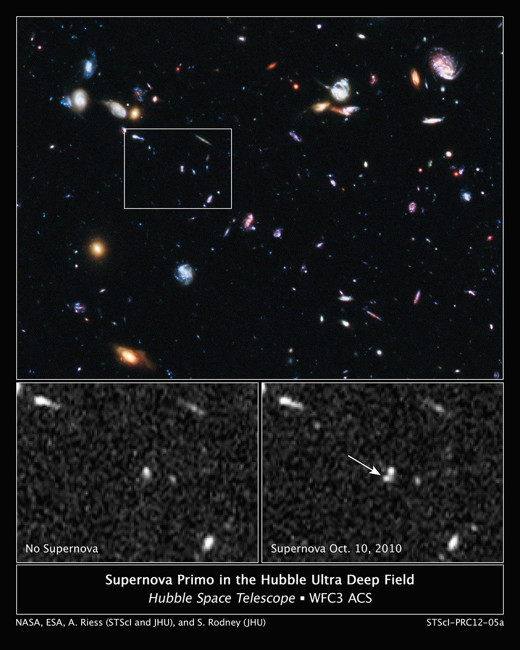 Hubble Snags One of the Farthest Exploding Stars