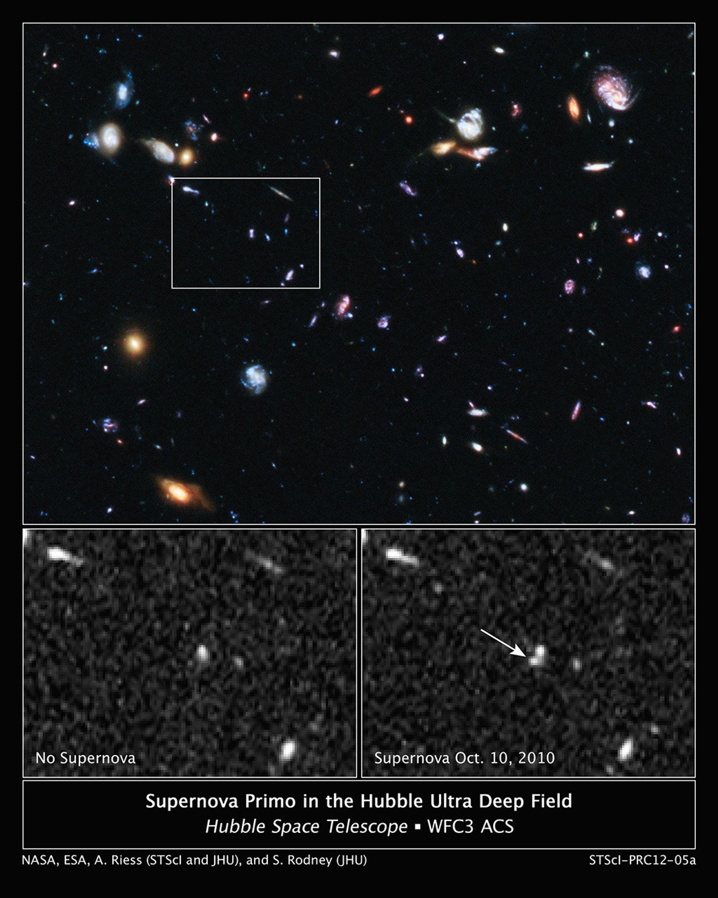 Hubble Snags One of the Farthest Exploding Stars