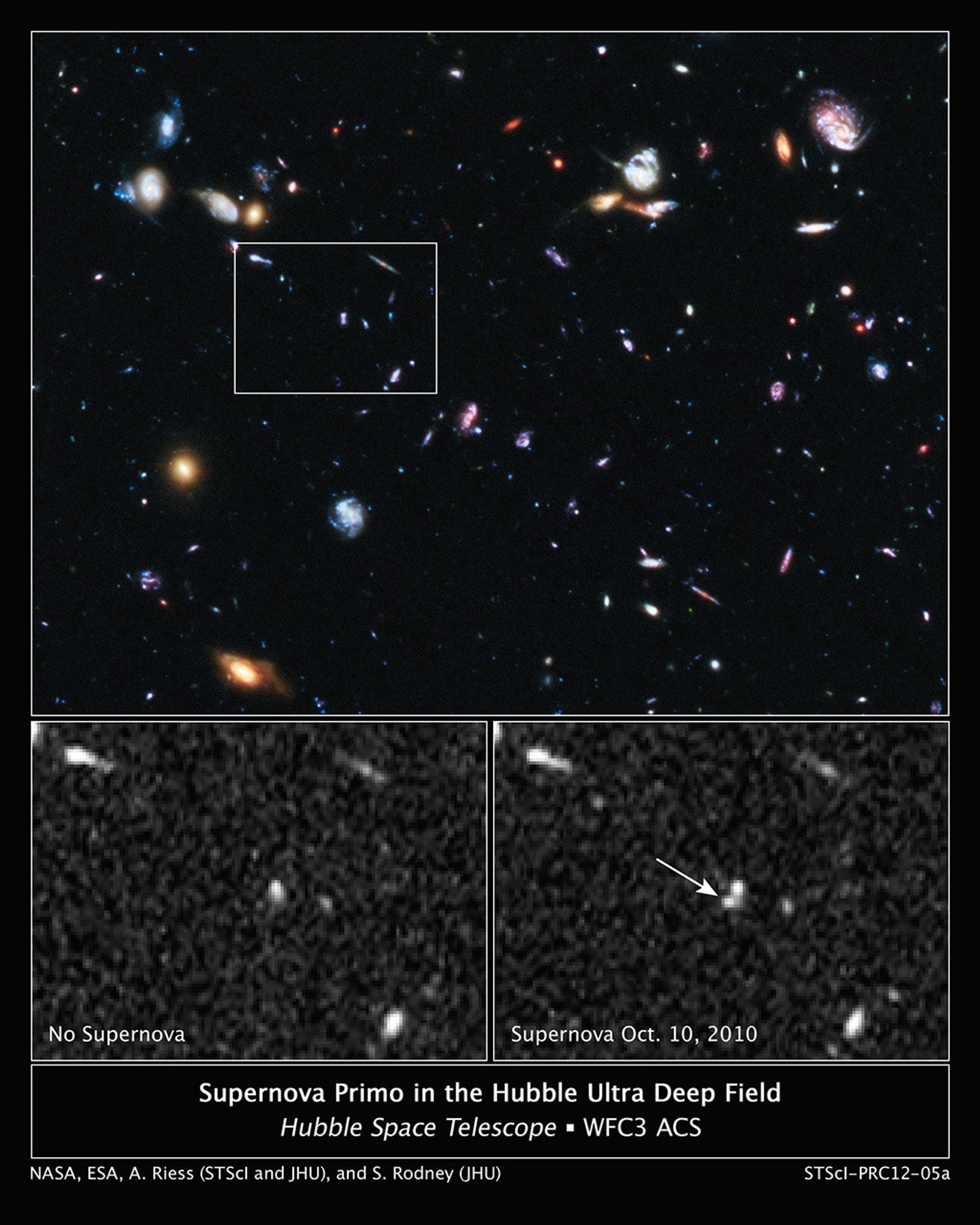 Hubble Snags One of the Farthest Exploding Stars