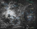 Tarantula Nebula Annotated Map