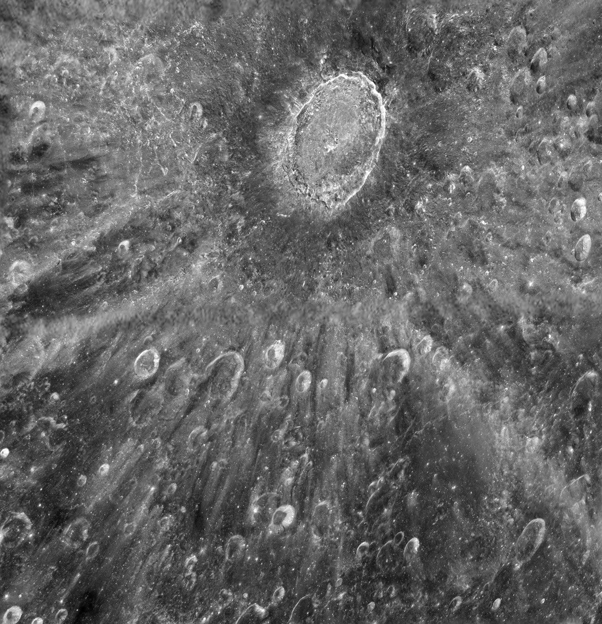 Crater Tycho on the Moon