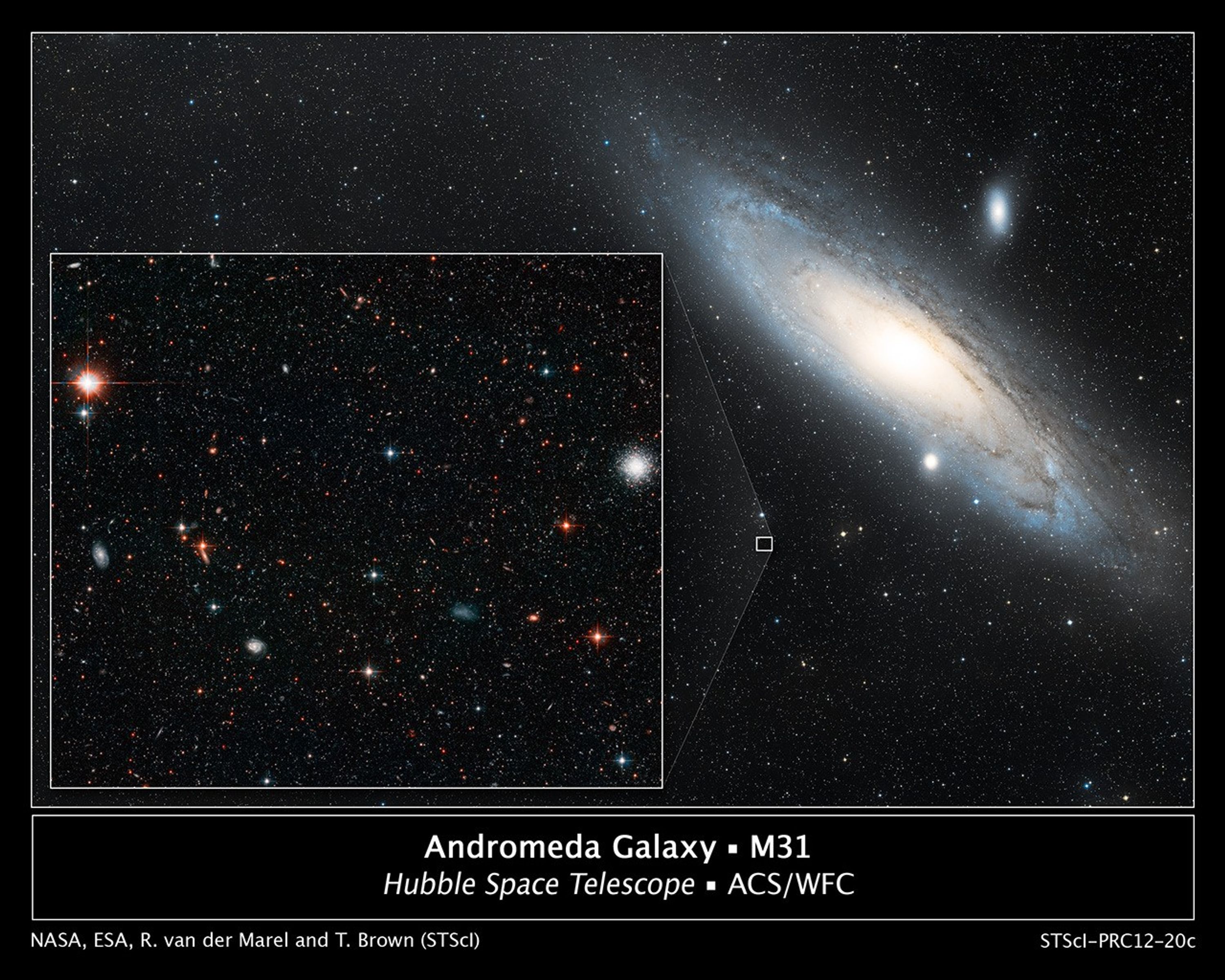 Halo of Andromeda Galaxy Used to Measure Its Drift Across Space