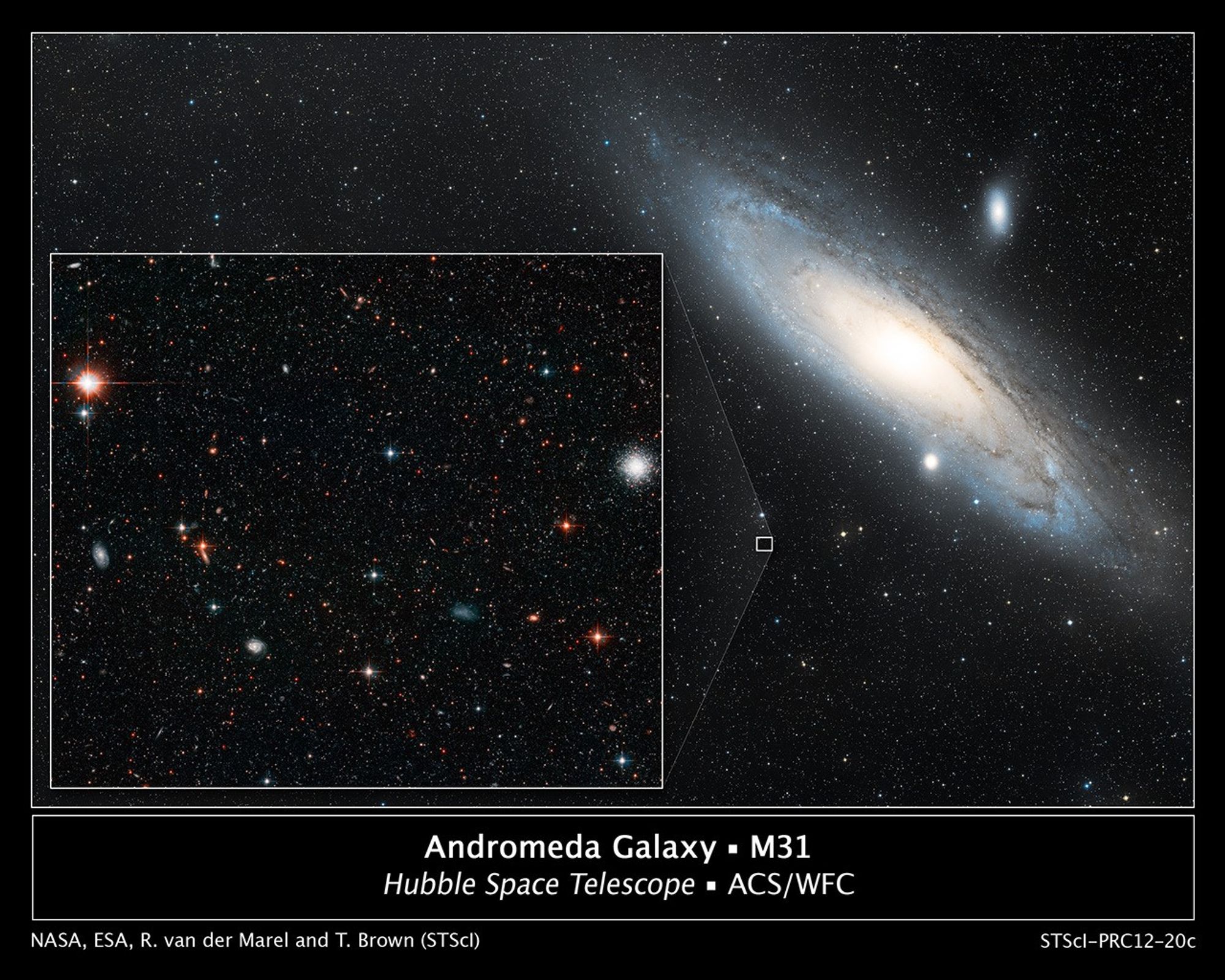 Halo of Andromeda Galaxy Used to Measure Its Drift Across Space
