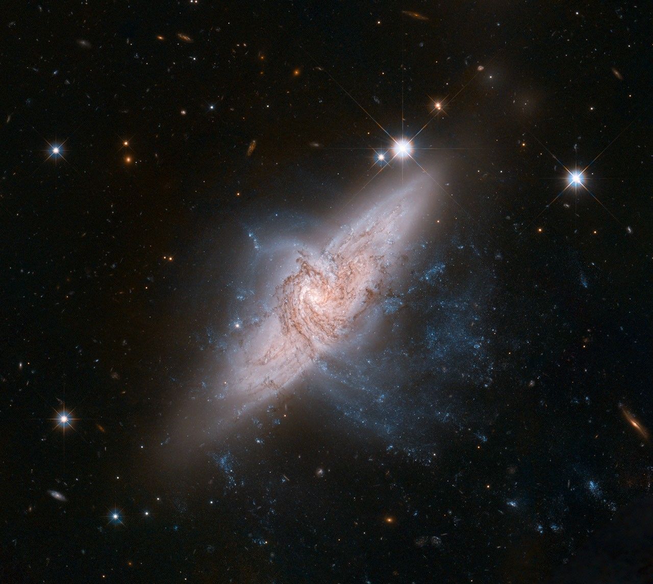 Chance Alignment Between Galaxies Mimics a Cosmic Collision