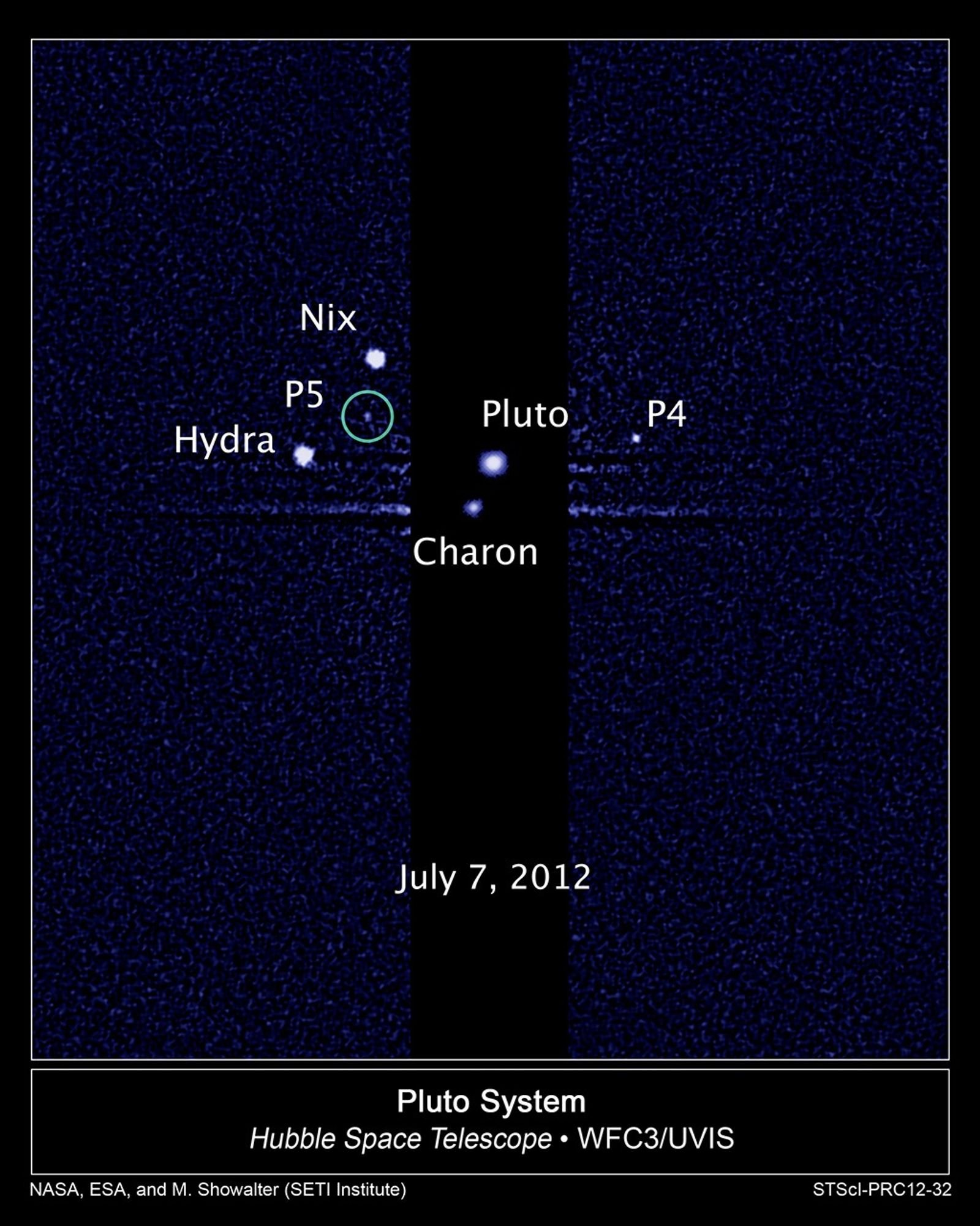 Hubble Discovers a Fifth Moon Orbiting Pluto