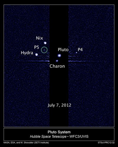 Hubble Discovers a Fifth Moon Orbiting Pluto