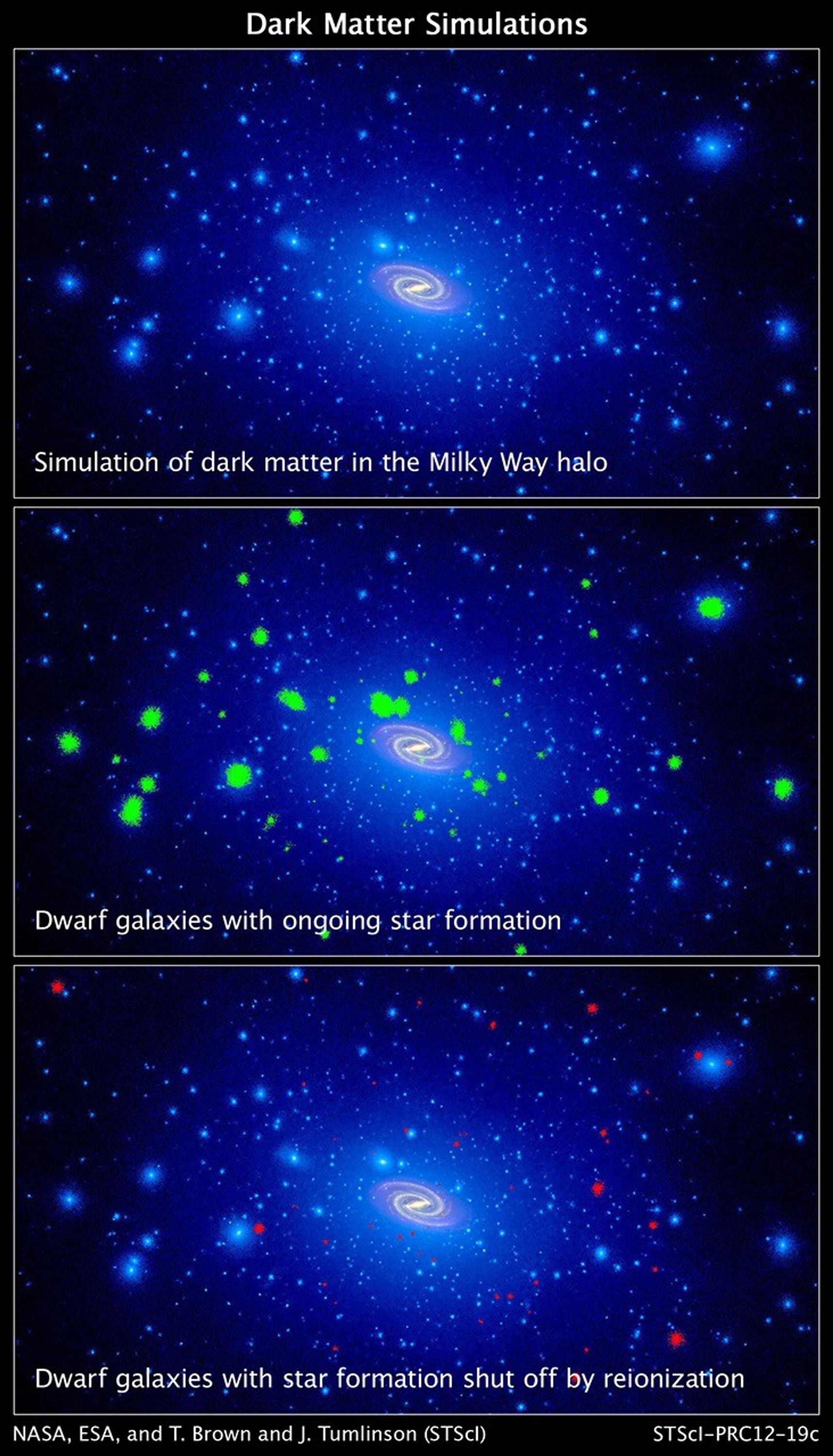 Dark Matter Simulation in Milky Way Halo