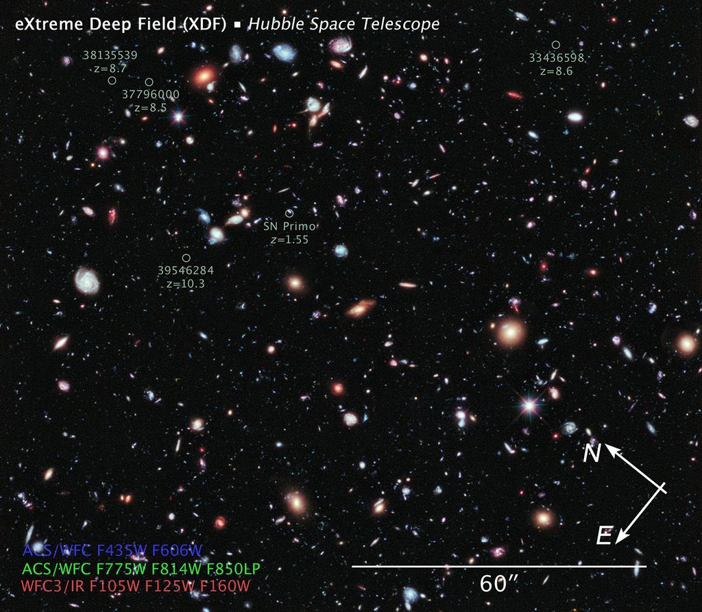 Compass 2df XDF 2D Zoom - NASA Science