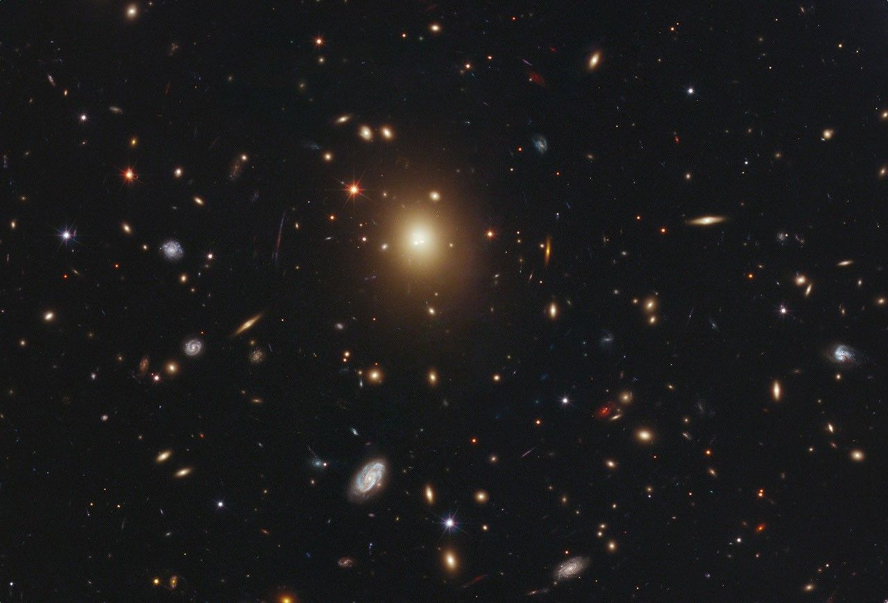 Monster Galaxy Lacks a Bright Core