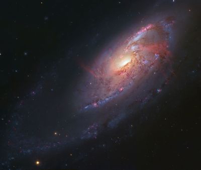 M106, Spiral Galaxy in Canes Venatici