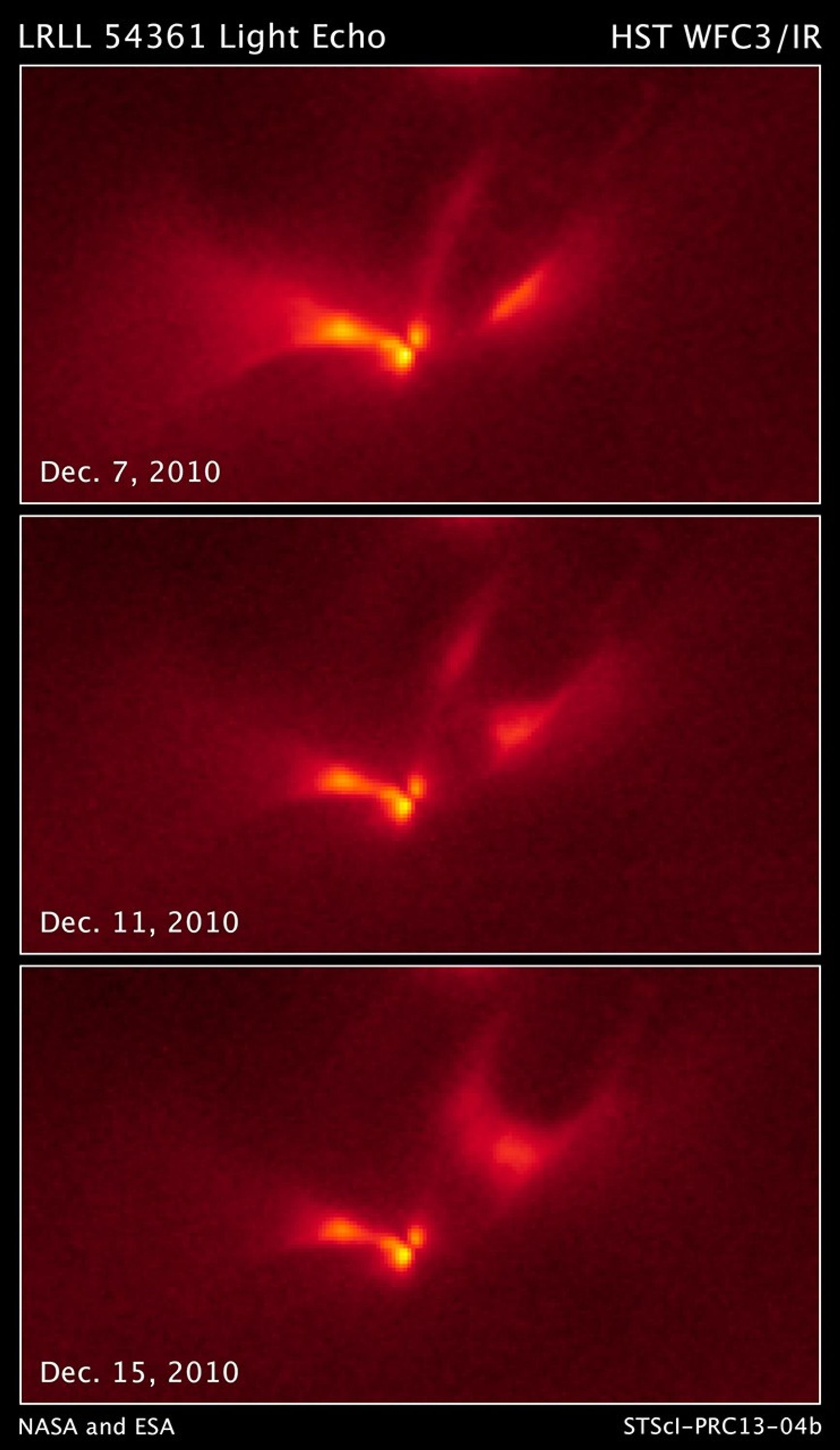 LRLL 54361 Light Echo – Hubble