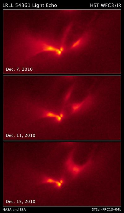 LRLL 54361 Light Echo – Hubble