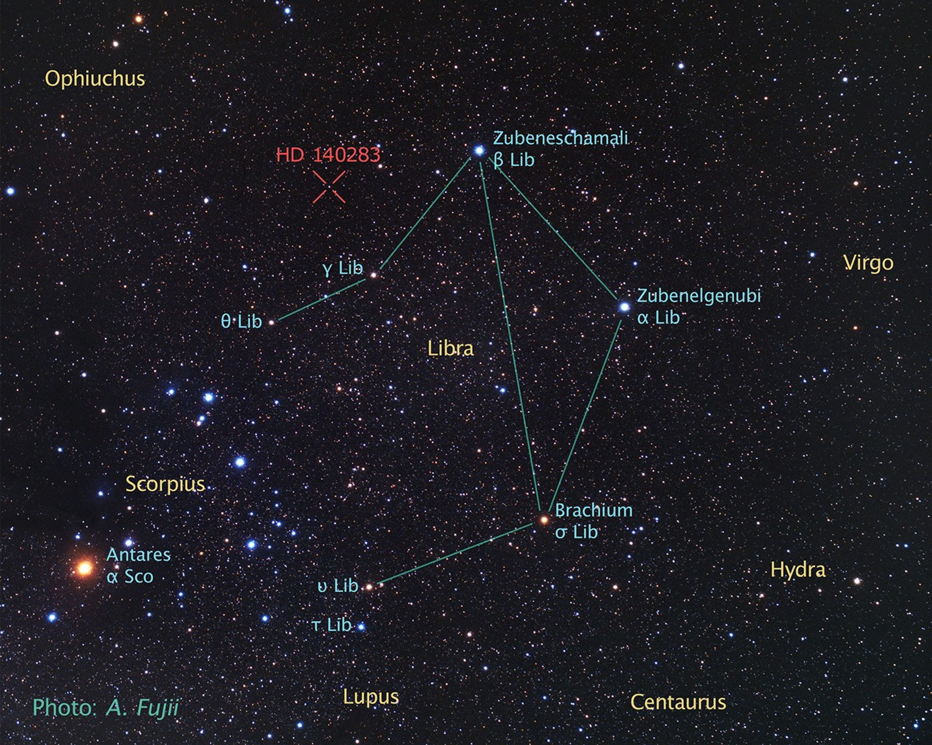 Backyard View of Sky Around HD 140283