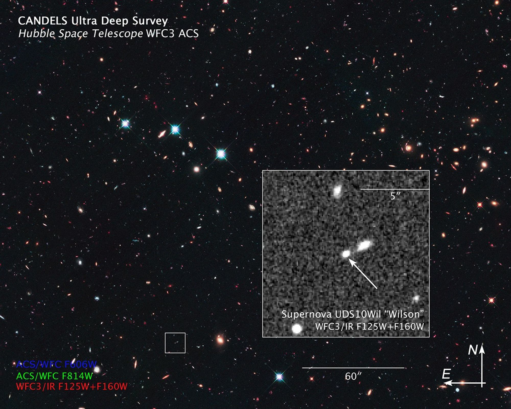 Compass and Scale Image for SN UDS10Wil