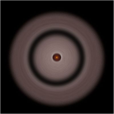 TW Hydrae Disk – Artist’s Illustration