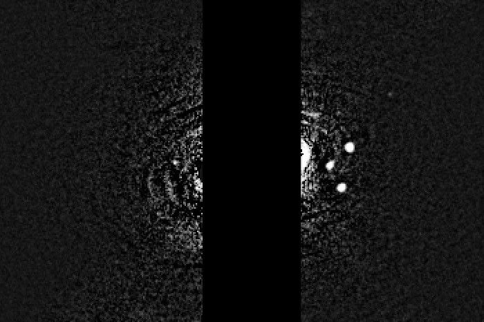 Neptune Ring Arcs and Moons (unannotated)