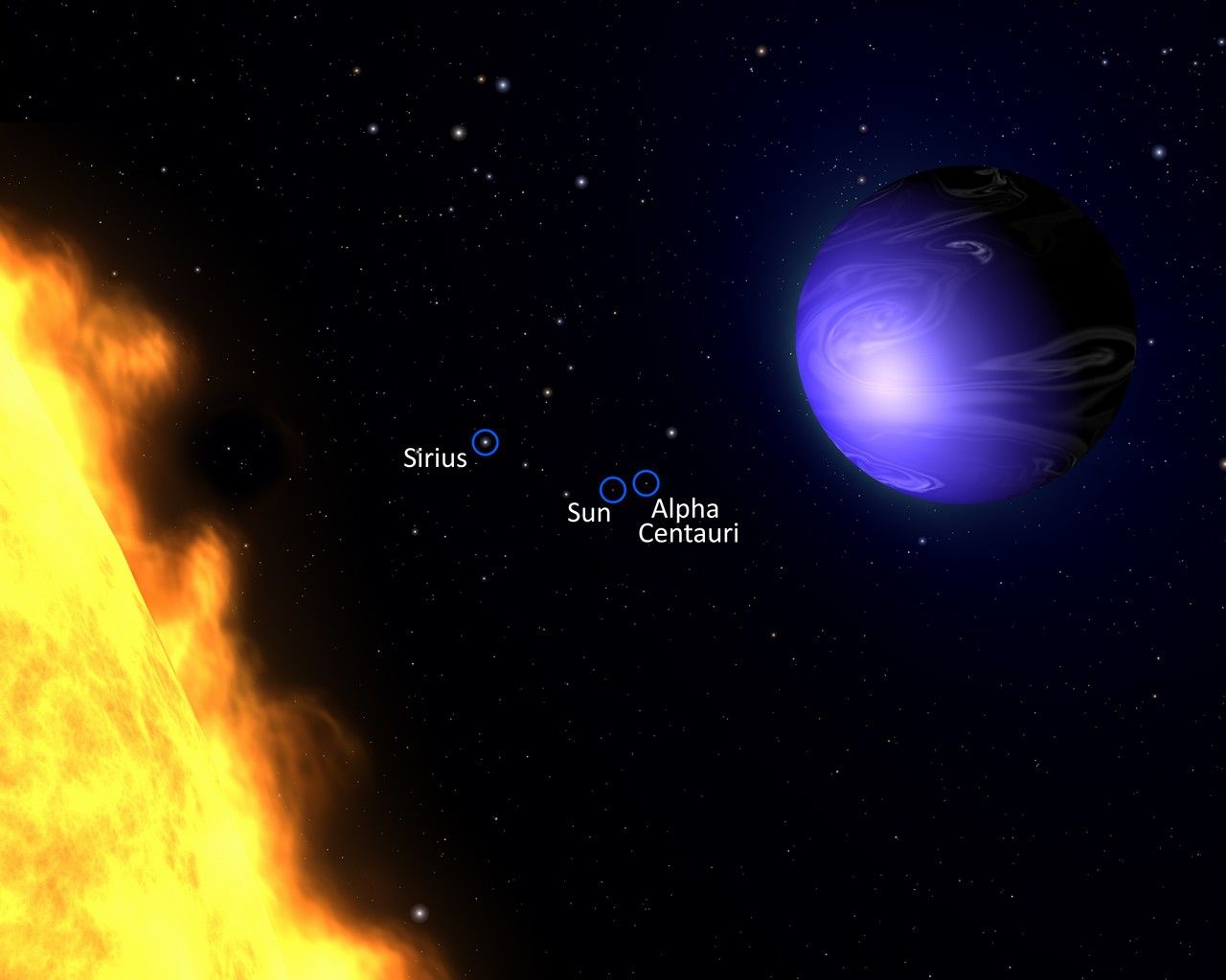 Artist's View of Extrasolar Planet HD 189733b (Annotated)