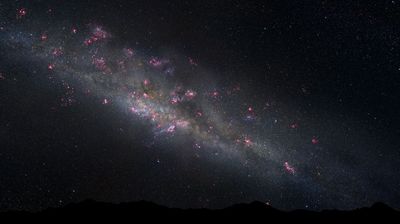 Artist’s Illustration of the Early Milky Way