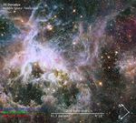 Compass and Scale Image for 30 Doradus IR