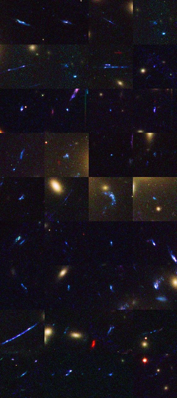 Distant Galaxies in Abell 1689