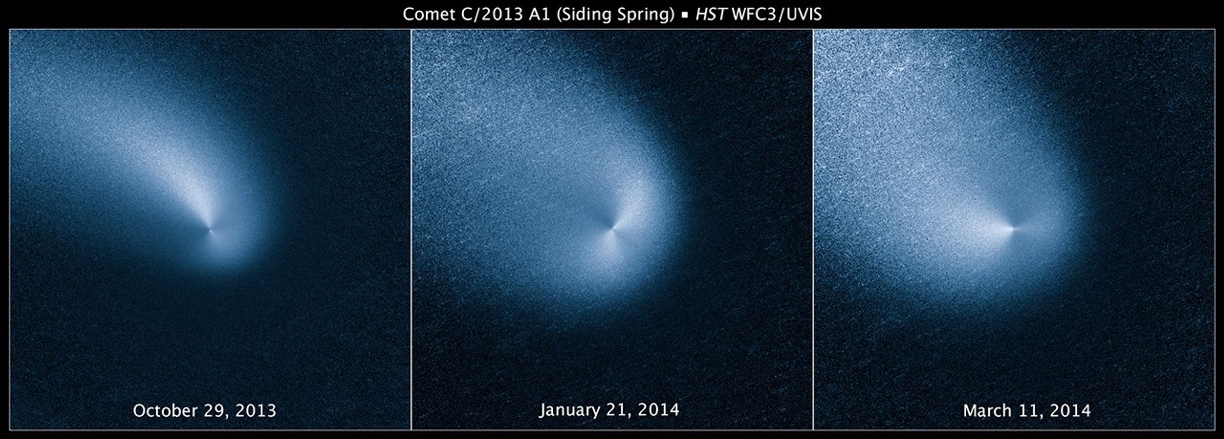 Hubble Tracks Inbound Comet