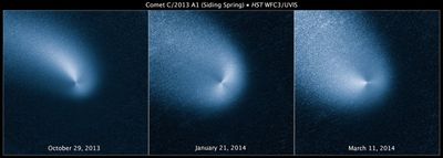 Hubble Tracks Inbound Comet