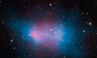 Galaxy Cluster ‘El Gordo’ with Mass Map and X-ray