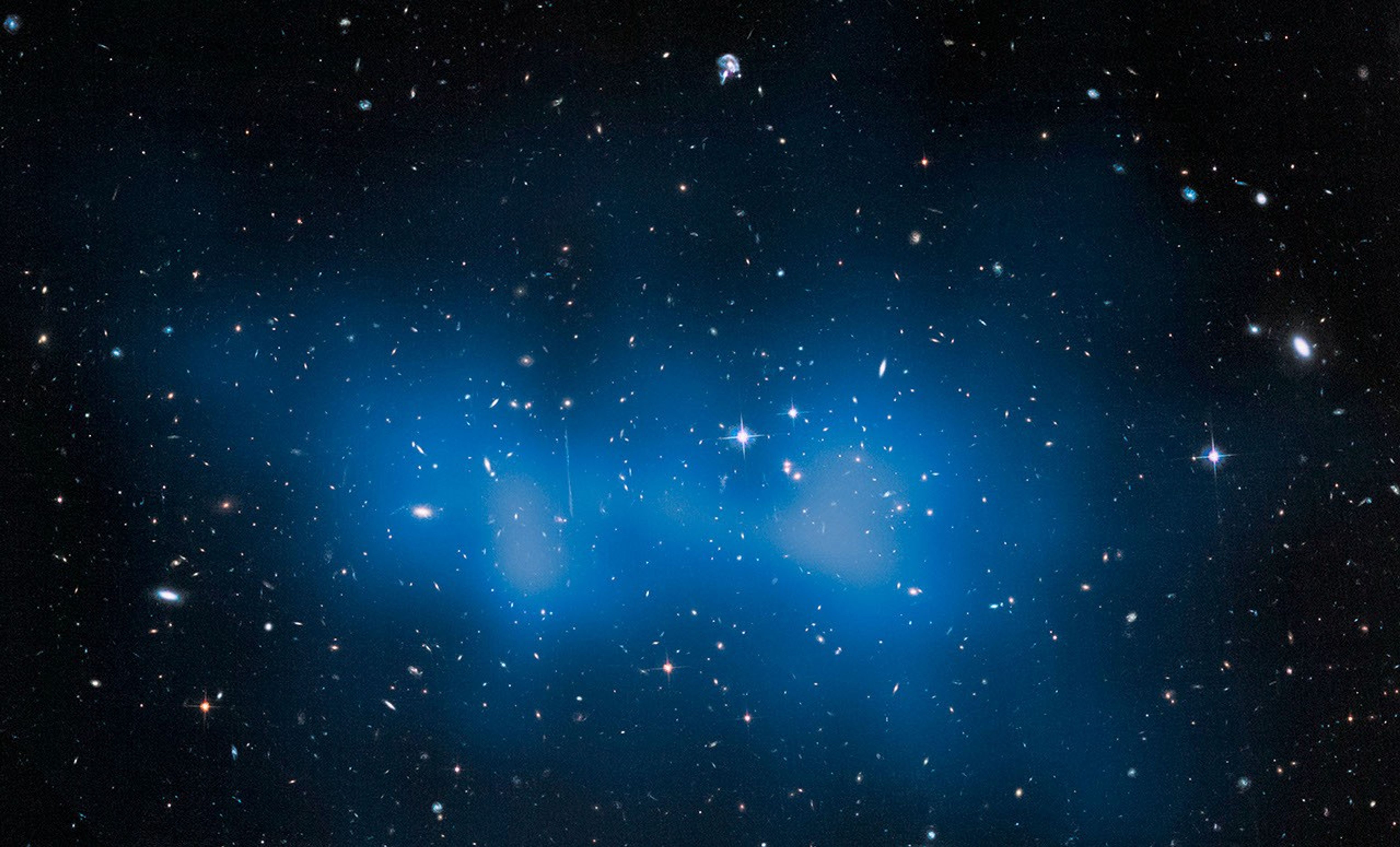Galaxy Cluster 'El Gordo' with Mass Map