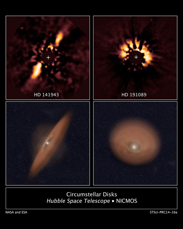 Circumstellar Disks HD 141943 and HD 191089