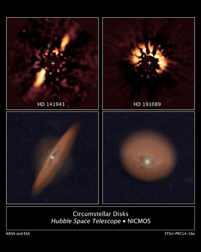 Circumstellar Disks HD 141943 and HD 191089