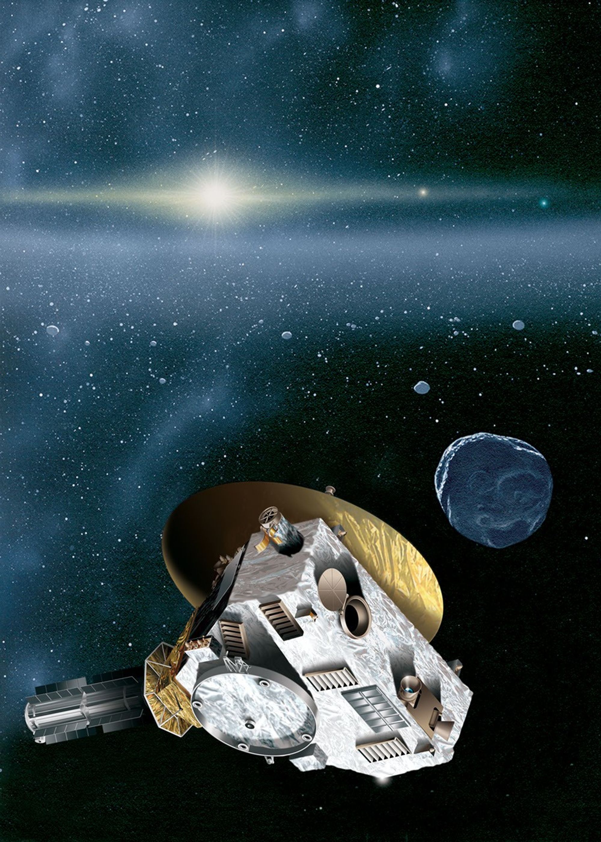New Horizons: Kuiper Belt Object (Artwork)