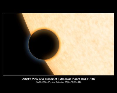 Artist’s Illustration of Exoplanet HAT-P-11b