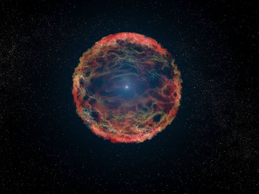 Artist's Impression of Supernova 1993J