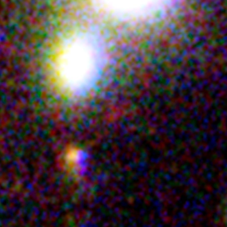 Abell 2744 Multiply-Lensed Background Galaxy at z=10 (Image C)