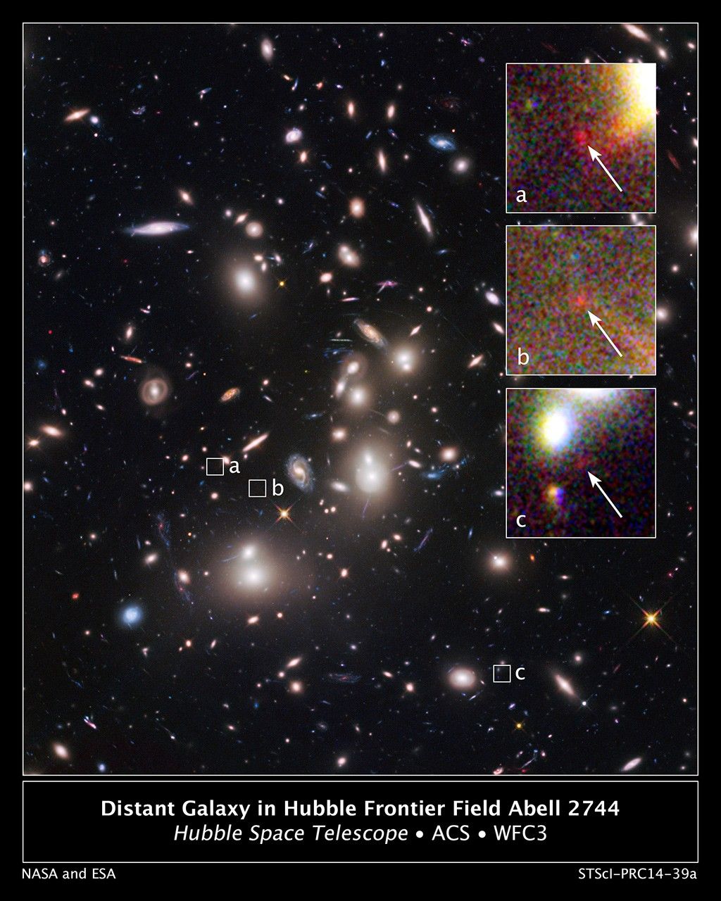 Hubble Uncovers One of the Smallest and Farthest Galaxies in the Universe