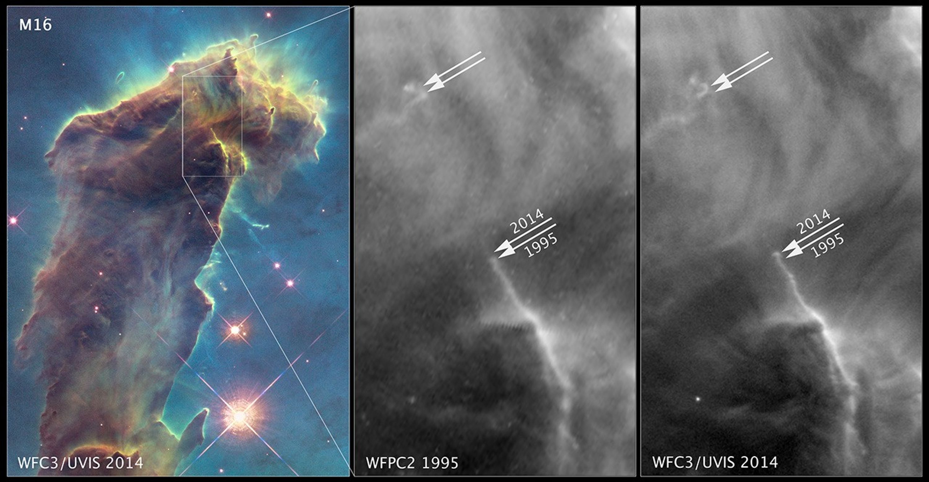 Comparison of Features in 1995 and 2014 Data