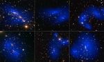 Six Galaxy Cluster Collisions, with Dark-Matter Maps (Hubble)