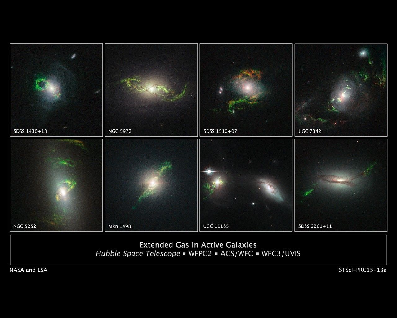 Extended Gas in Active Galaxies