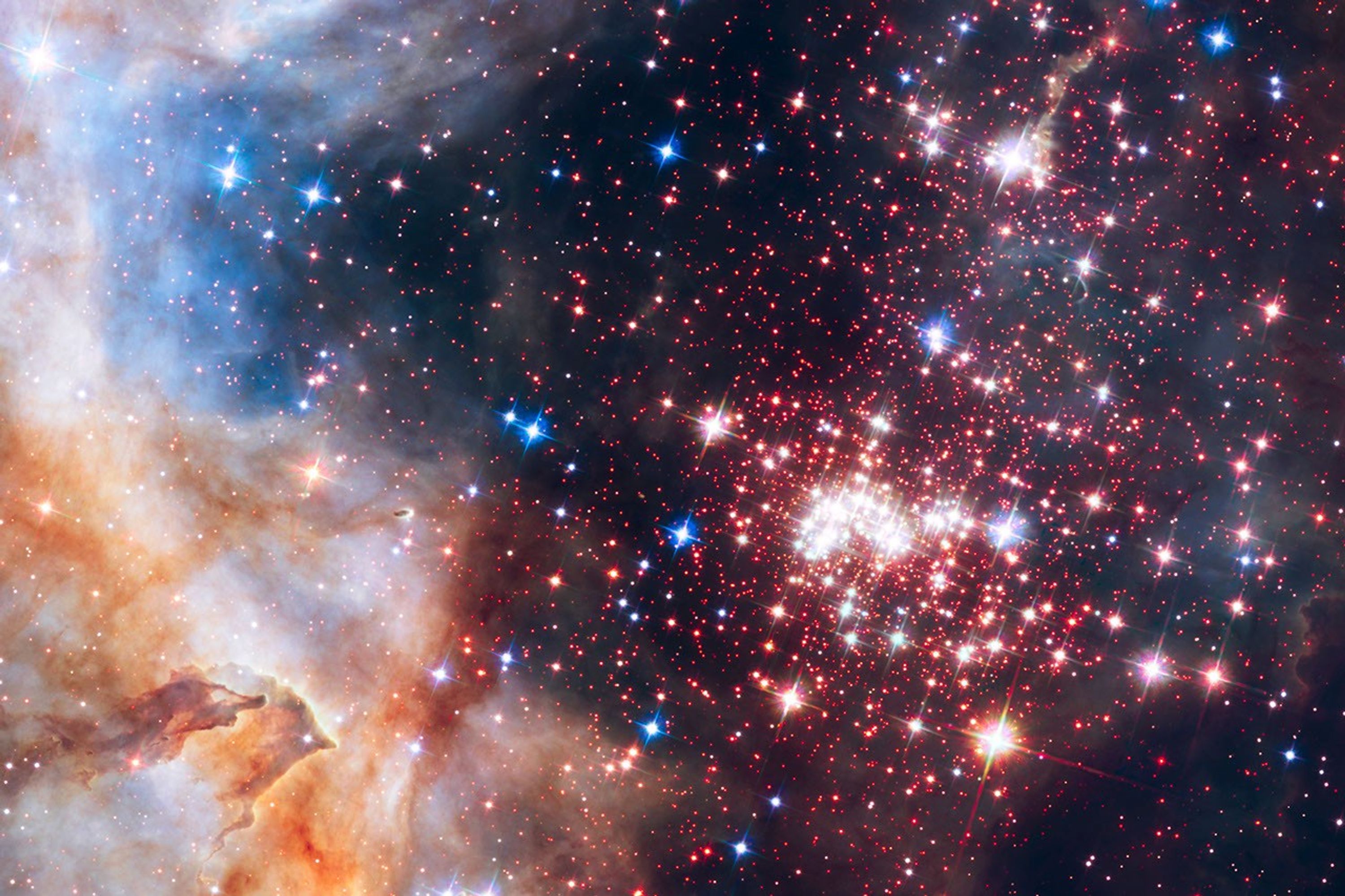 Westerlund 2: Detail 1