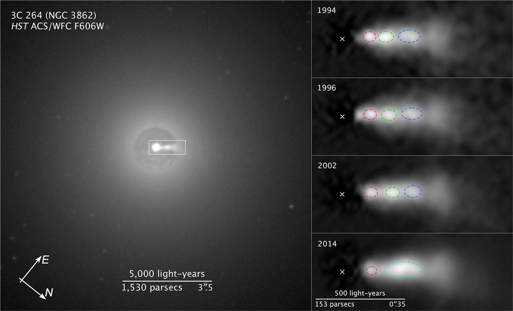 Compass and Scale Image of 3C 264