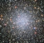 A detailed view of a globular cluster.