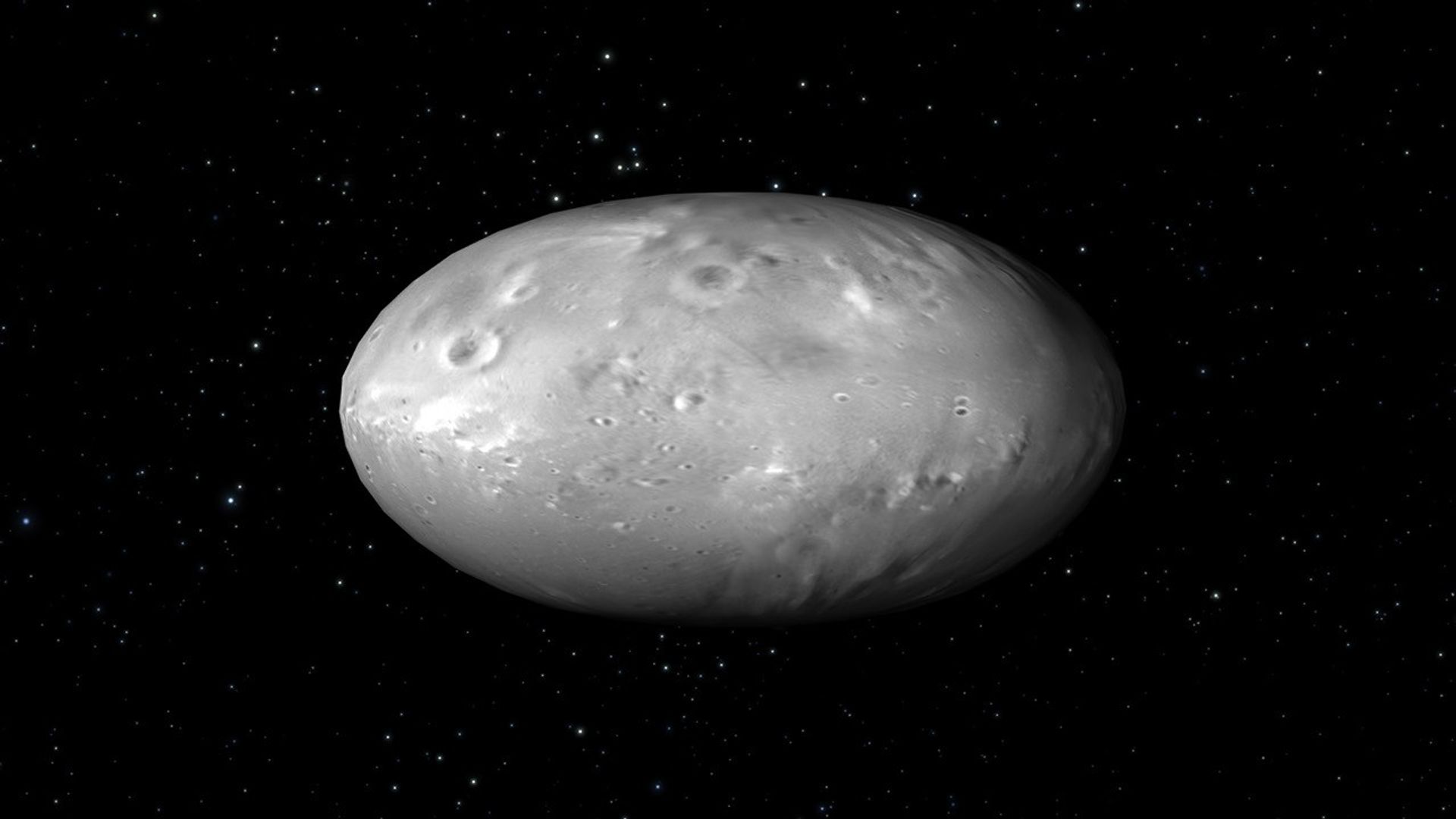 Artist's Animation of the Chaotic Spin of Pluto's Moon Nix