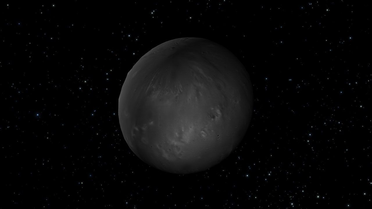 Artist's View of Nix Rotation, Frame 6