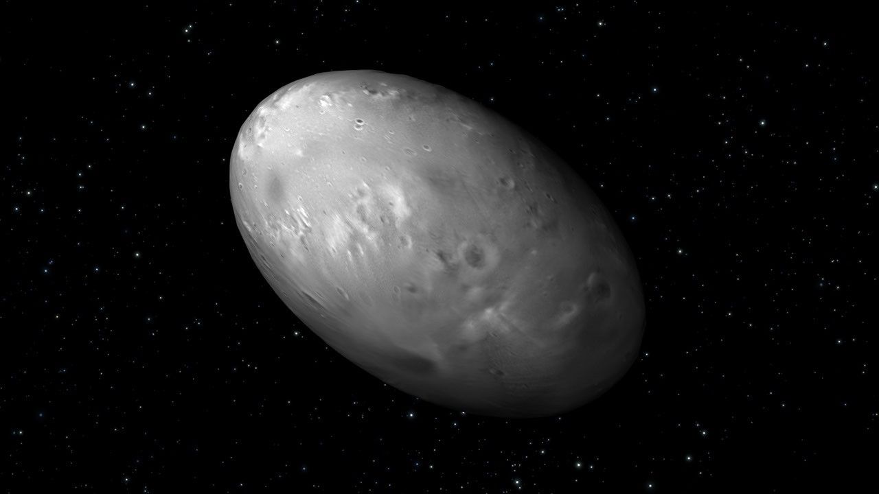 Artist's View of Nix Rotation, Frame 5