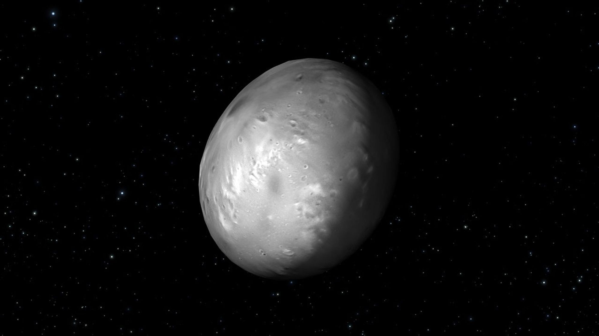 Artist's View of Nix Rotation, Frame 9