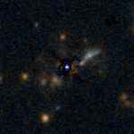 QSO F2M 1427 HST Image (Quasar Subtracted)