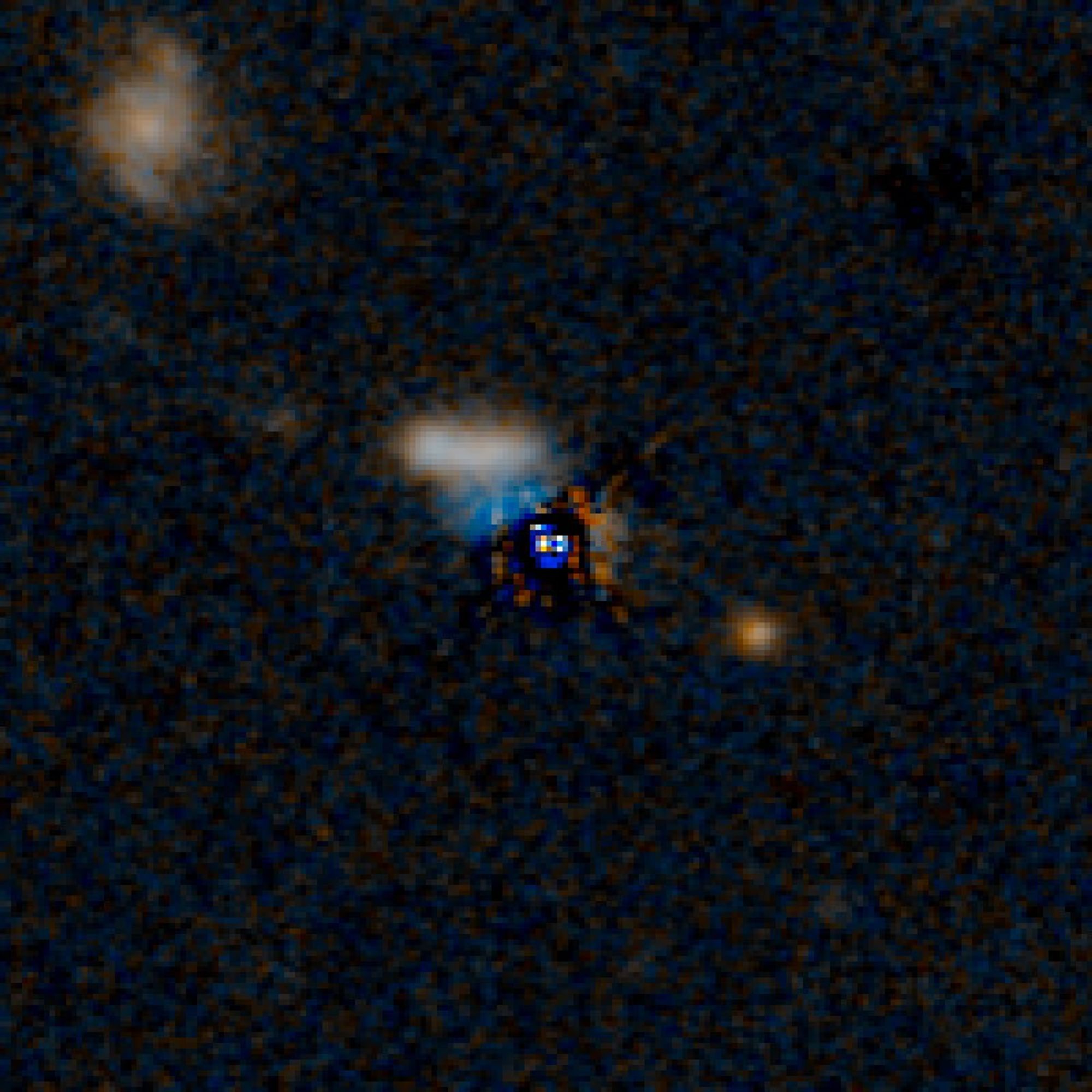 QSO F2M 1036 HST Image (Quasar Subtracted)